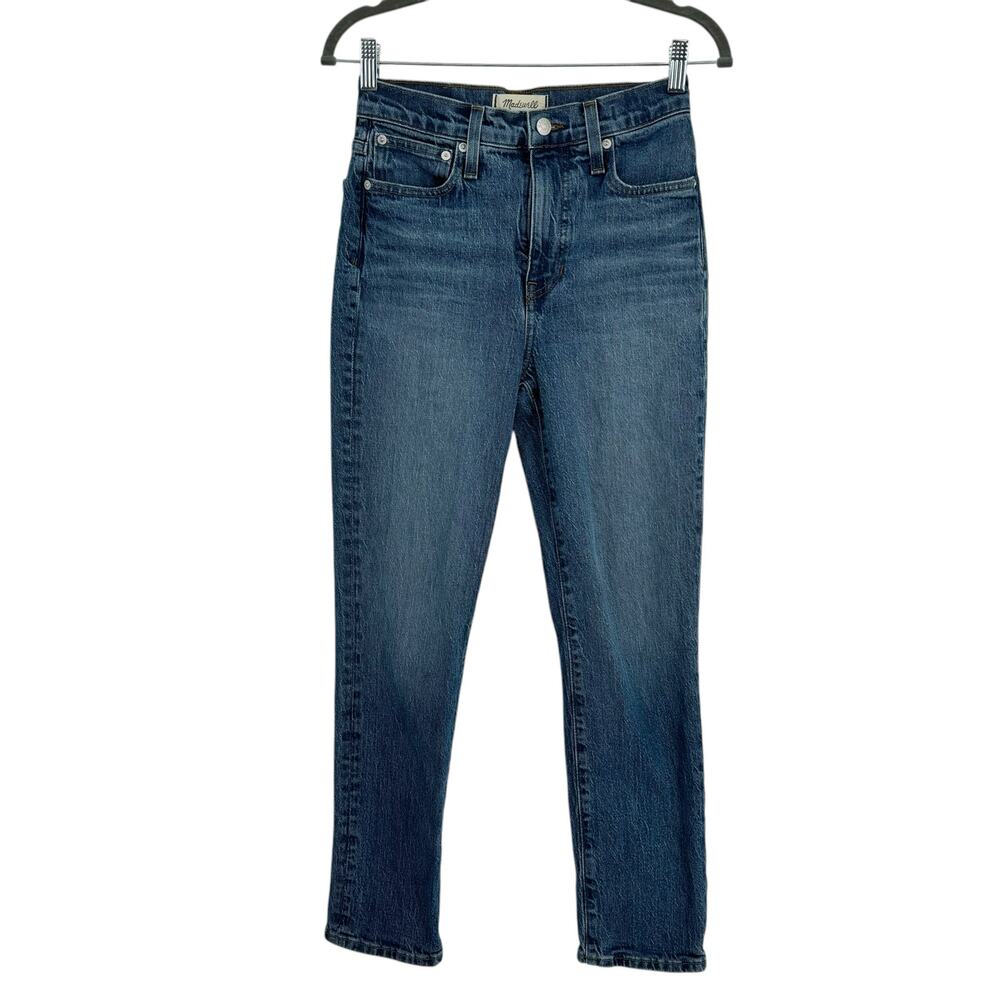 Madewell The Perfect Vintage Jean 25 Blue High Rise Zipper Fly Classic Denim‎